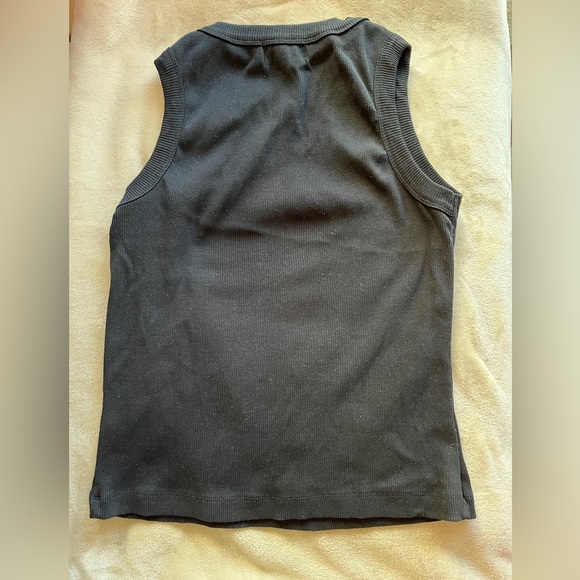 ⭐️REDUCED!⭐️ ABLE Lise ribbed tank in black (M) - Picture 5 of 8